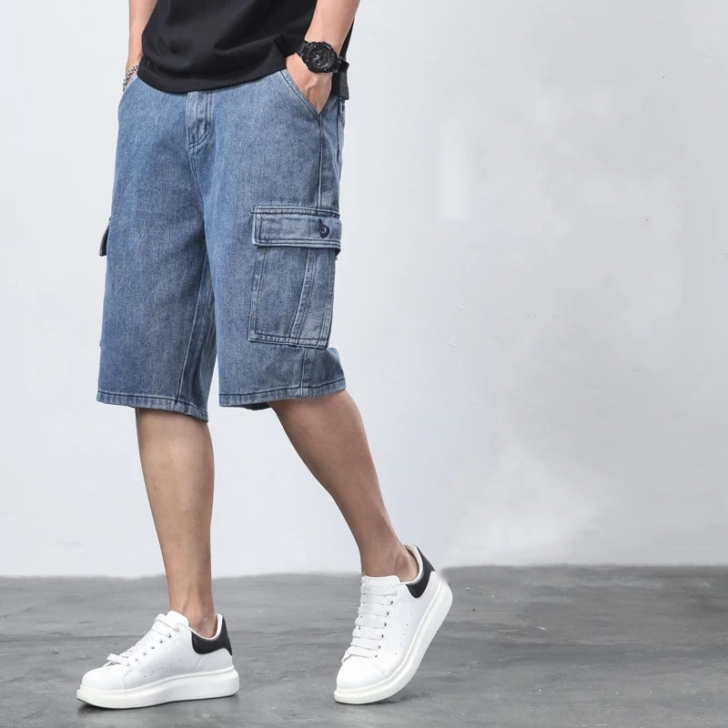 Sedona Denim Cargo Shorts