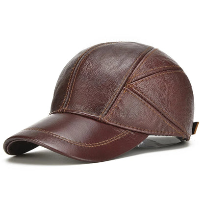 Milano Leather Vintage Cap