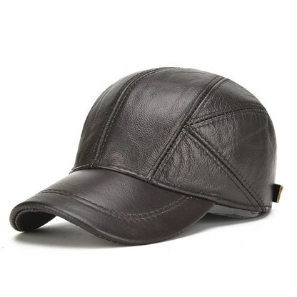 Milano Leather Vintage Cap