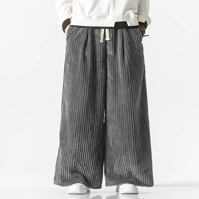 Carlsbad Corduroy Wide-Leg Sweatpants