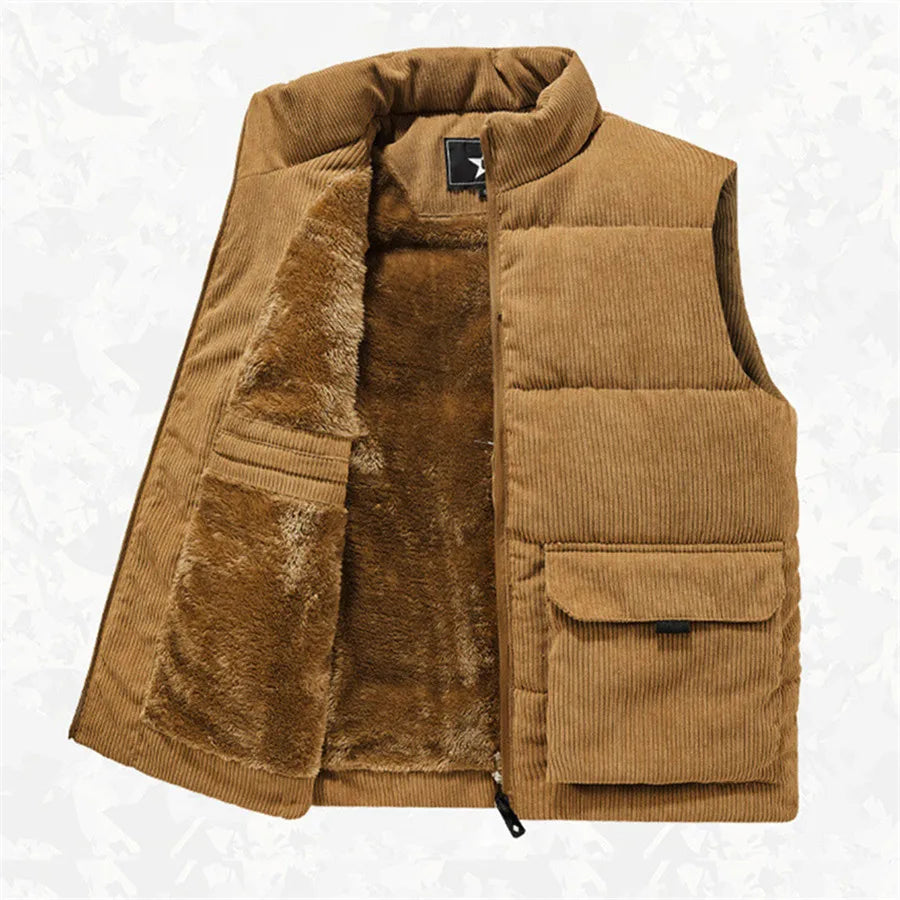 Carlsbad Corduroy Sherpa Vest