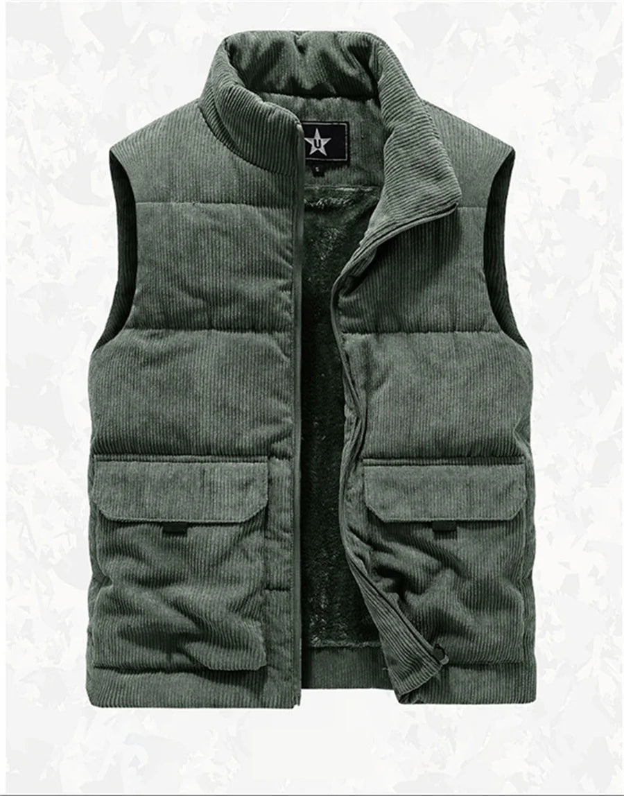 Carlsbad Corduroy Sherpa Vest