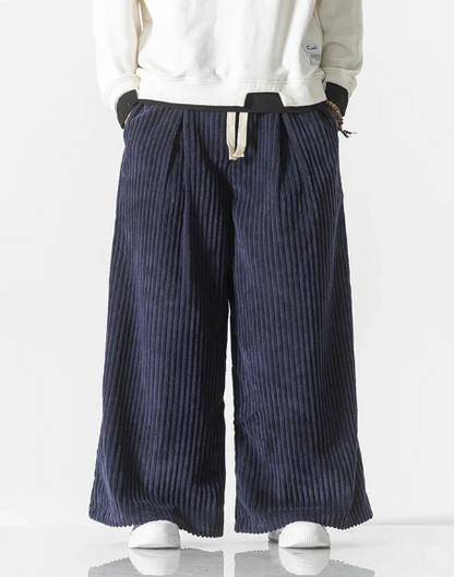 Carlsbad Corduroy Wide-Leg Sweatpants