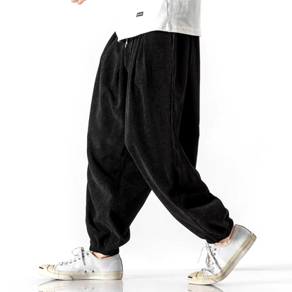 Carlsbad Corduroy Wide Harem Joggers