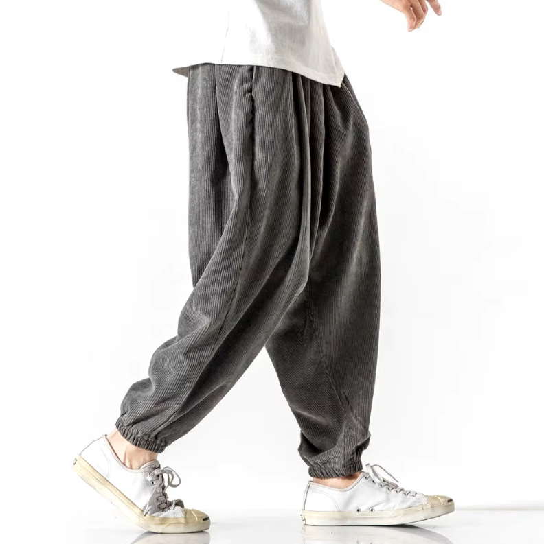 Carlsbad Corduroy Wide Harem Joggers